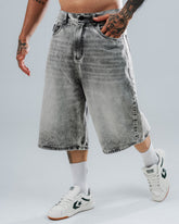 Bermuda Jorts  Black Wash
